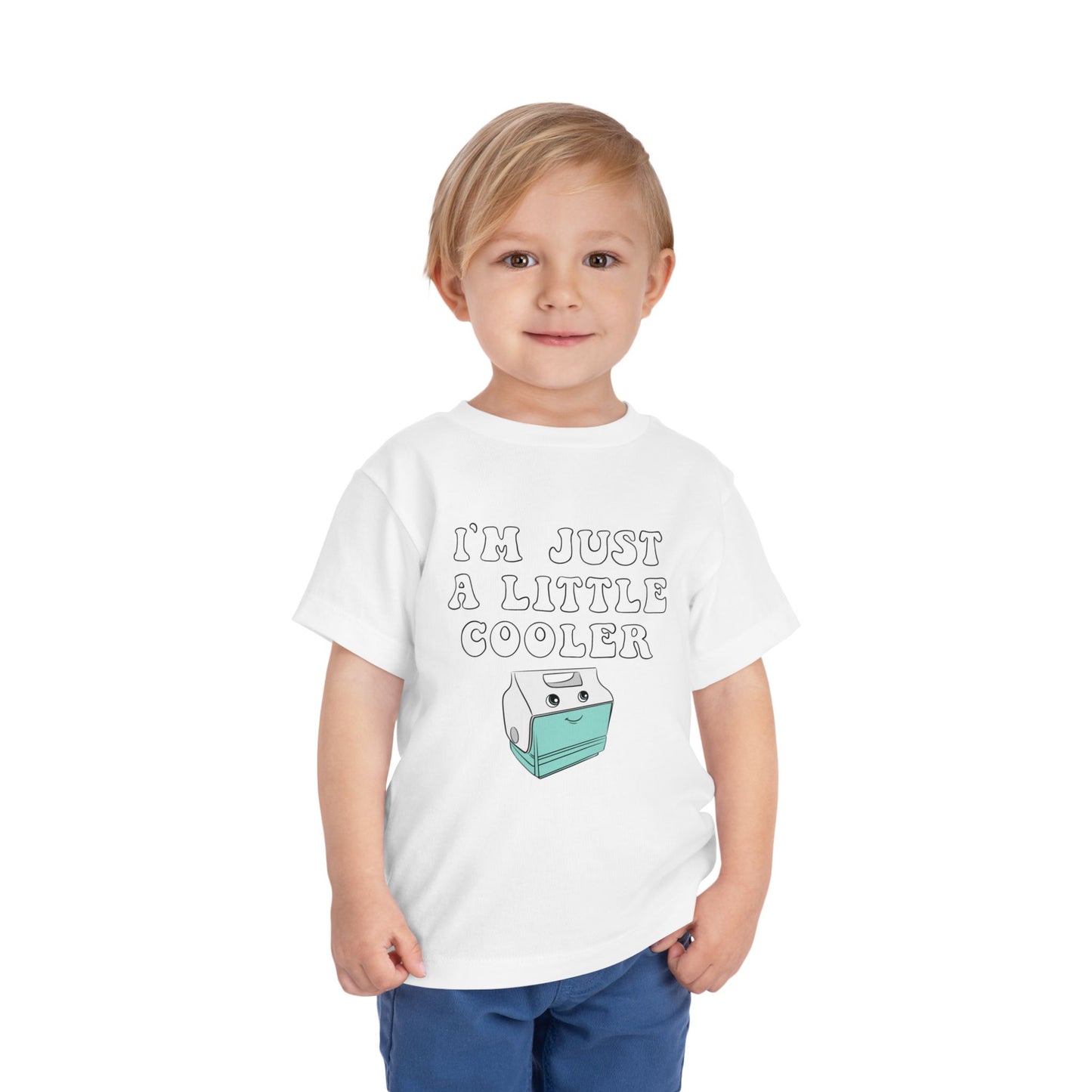 Toddler T-Shirt - I'm Just a Little Cooler | Cute Kids Tee, Summer Apparel, Birthday Gift, Fun Graphic Shirt, Playtime Outfit