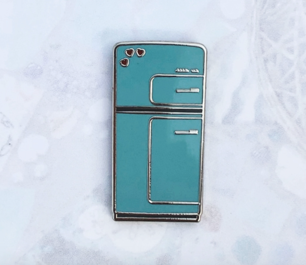 Retro Fridge Collectible Enamel Pin