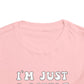 Toddler T-Shirt - I'm Just a Little Cooler | Cute Kids Tee, Summer Apparel, Birthday Gift, Fun Graphic Shirt, Playtime Outfit