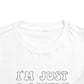 Toddler T-Shirt - I'm Just a Little Cooler | Cute Kids Tee, Summer Apparel, Birthday Gift, Fun Graphic Shirt, Playtime Outfit
