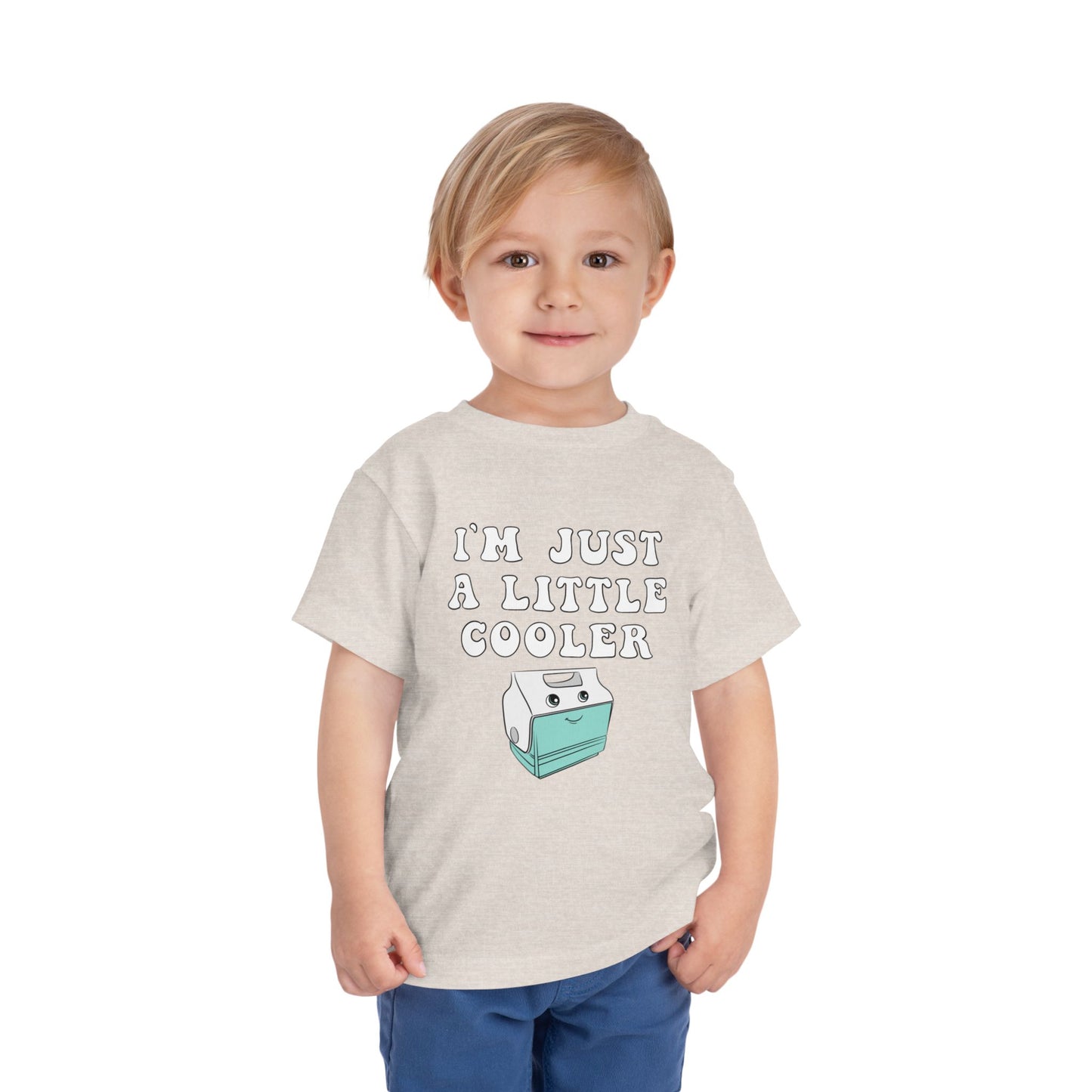 Toddler T-Shirt - I'm Just a Little Cooler | Cute Kids Tee, Summer Apparel, Birthday Gift, Fun Graphic Shirt, Playtime Outfit